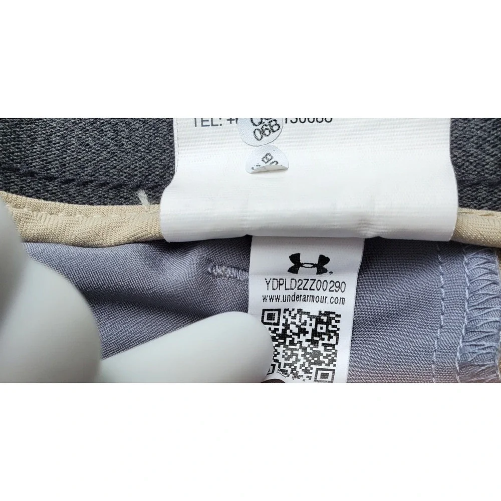 Under Armour Match Play Golf Pants Mens 34x34 Khaki Tan Straight Leg Performance